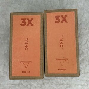 Allbirds Women’s Thong Underwear 3X Malibu 2 Pack NWT